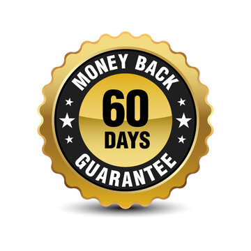 60 day money back guarantee badge